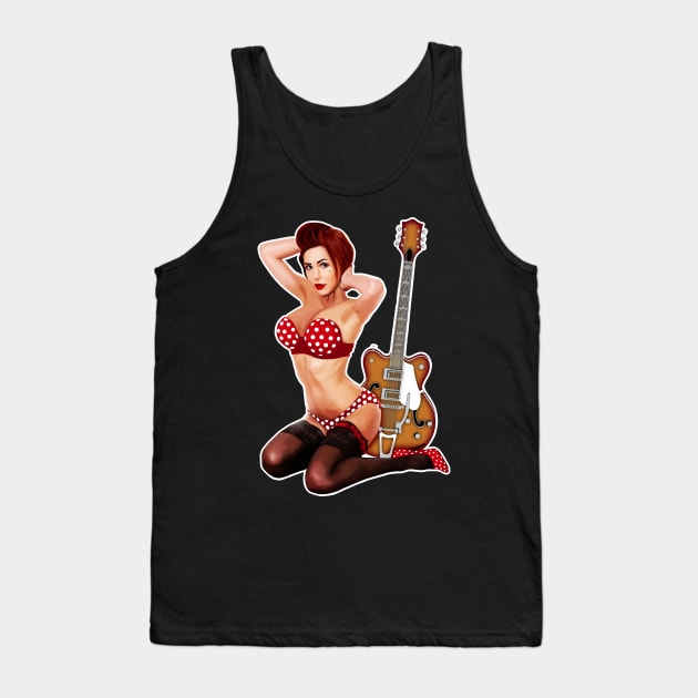 Rockin Redhead Tank Top by SquareDog